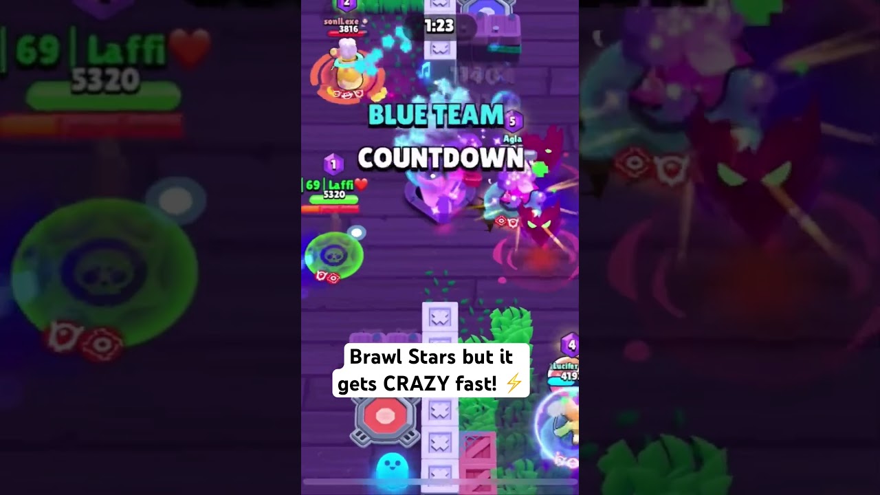Brawl Stars but it gets CRAZY fast! ⚡ BrawlStars 