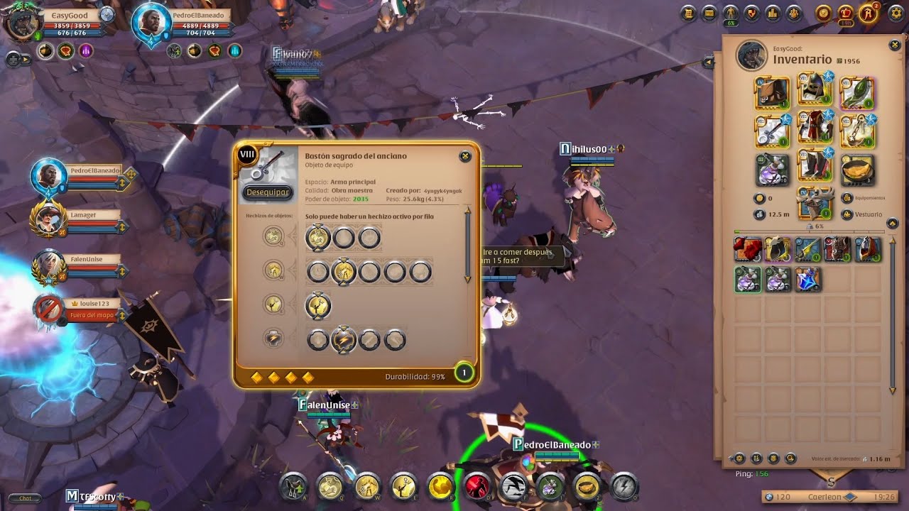 HCE 17 || MAIN HEALER JUEGA CON BASTON 8.4 MP || ALBION ONLINE