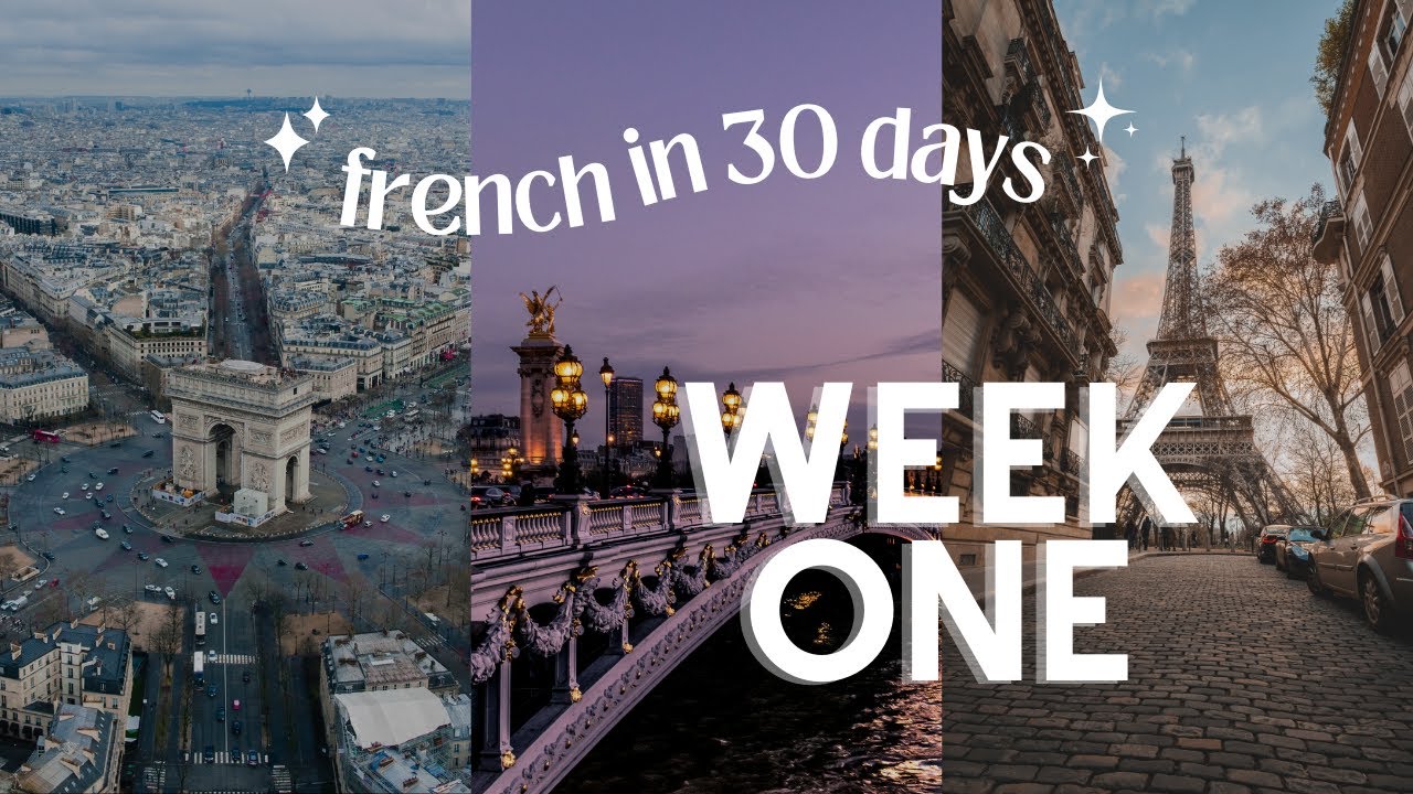 week one recap | FRENCH IN 30 DAYS