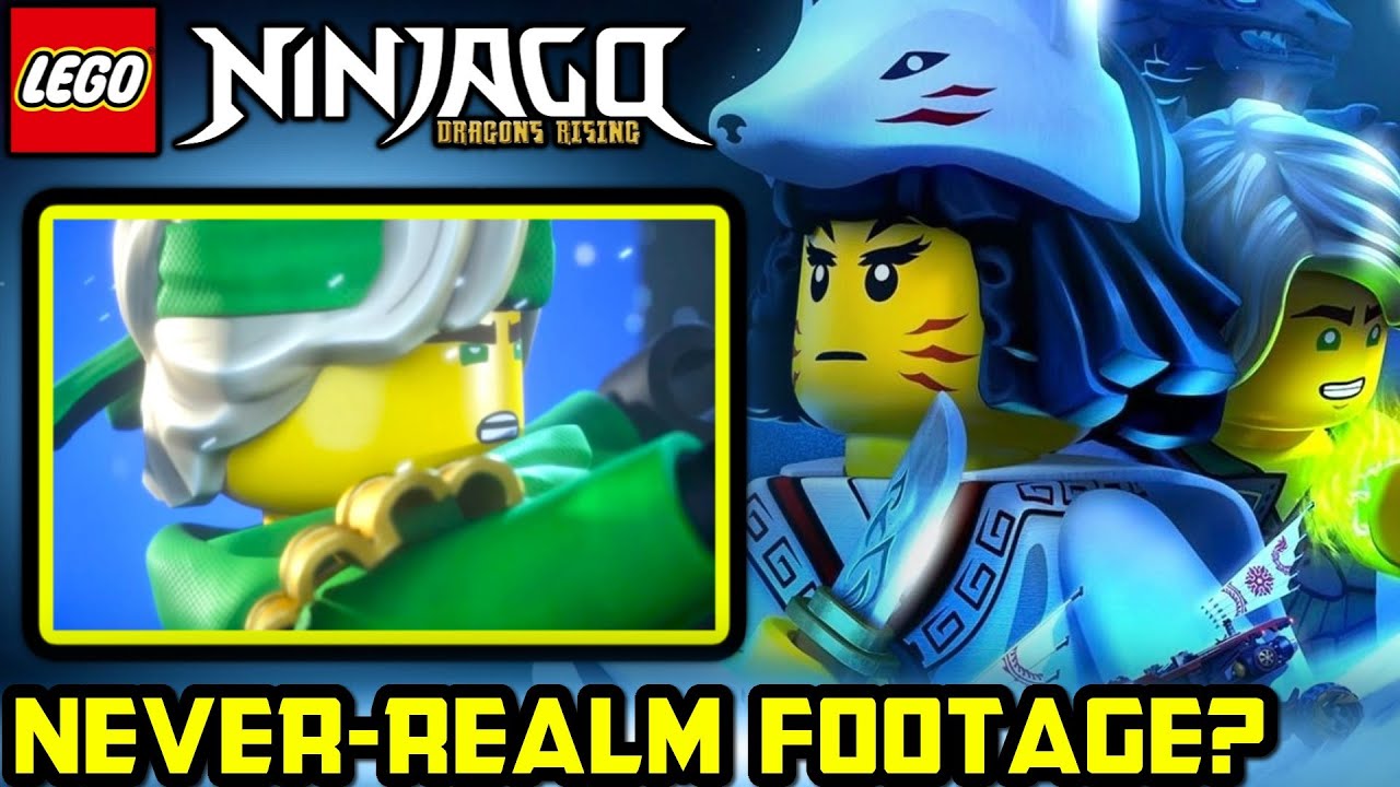 В новых кадрах 4 сезона замечен NEVER-REALM? ❄️ Фан-теория о 4 сезоне Ninjago Dragons Rising!