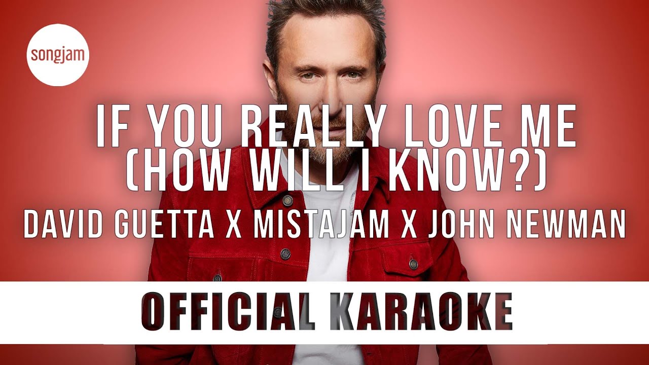David Guetta x MistaJam x John Newman - If You Really Love Me (How Will I Know?) | SongJam