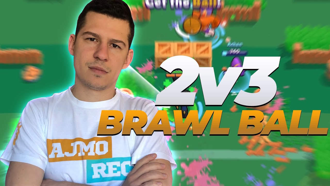 Brawl Ball CHALLENGE 2v3 | Brawl Stars