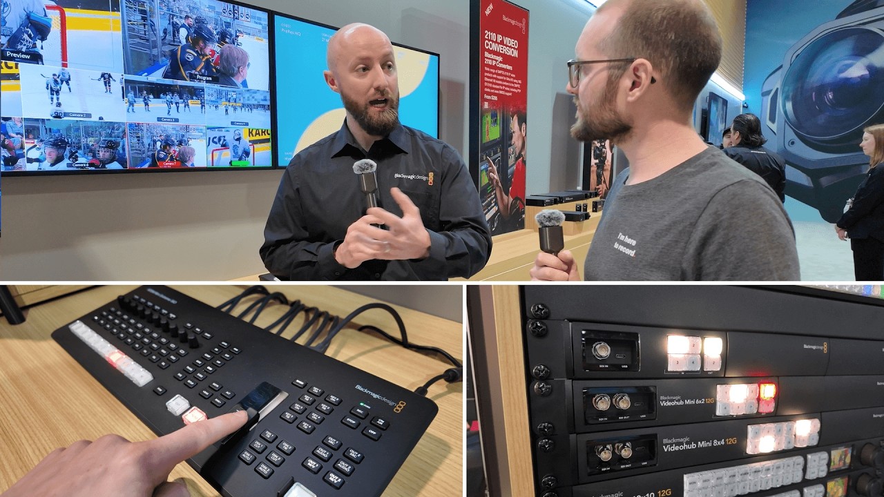 ATEM Mini Extreme ISO G2 and new VideoHub Mini models - Blackmagic Design at NAB 2025