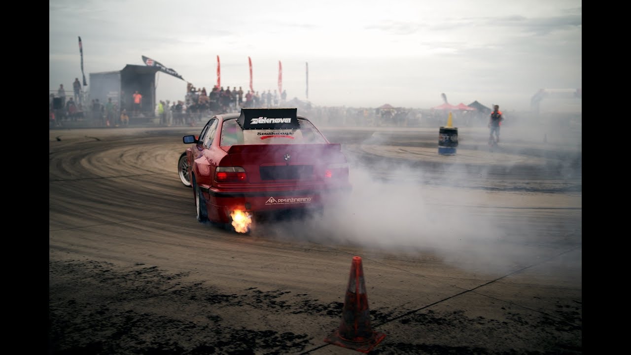 Gymkhana Carwars 2019 E36 V8 Turbo , E36 323i  SouthWays - 1.místo ALL4DRIFT.CZ