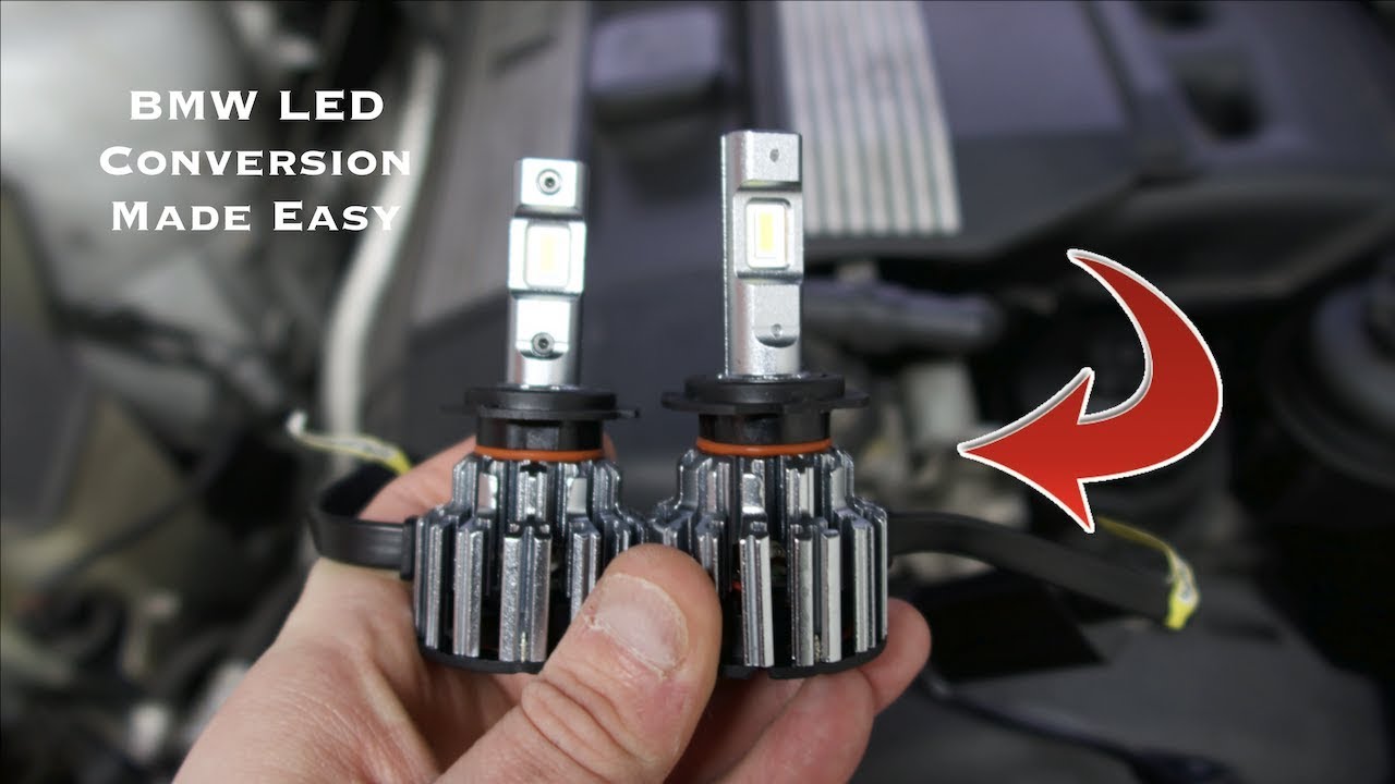 BMW H7 LED Conversion..... I Can See CLEARLY Now !!!!