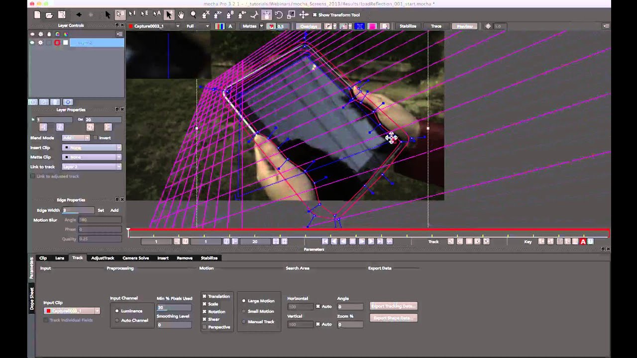 Webinar: Tracking Screens with mocha