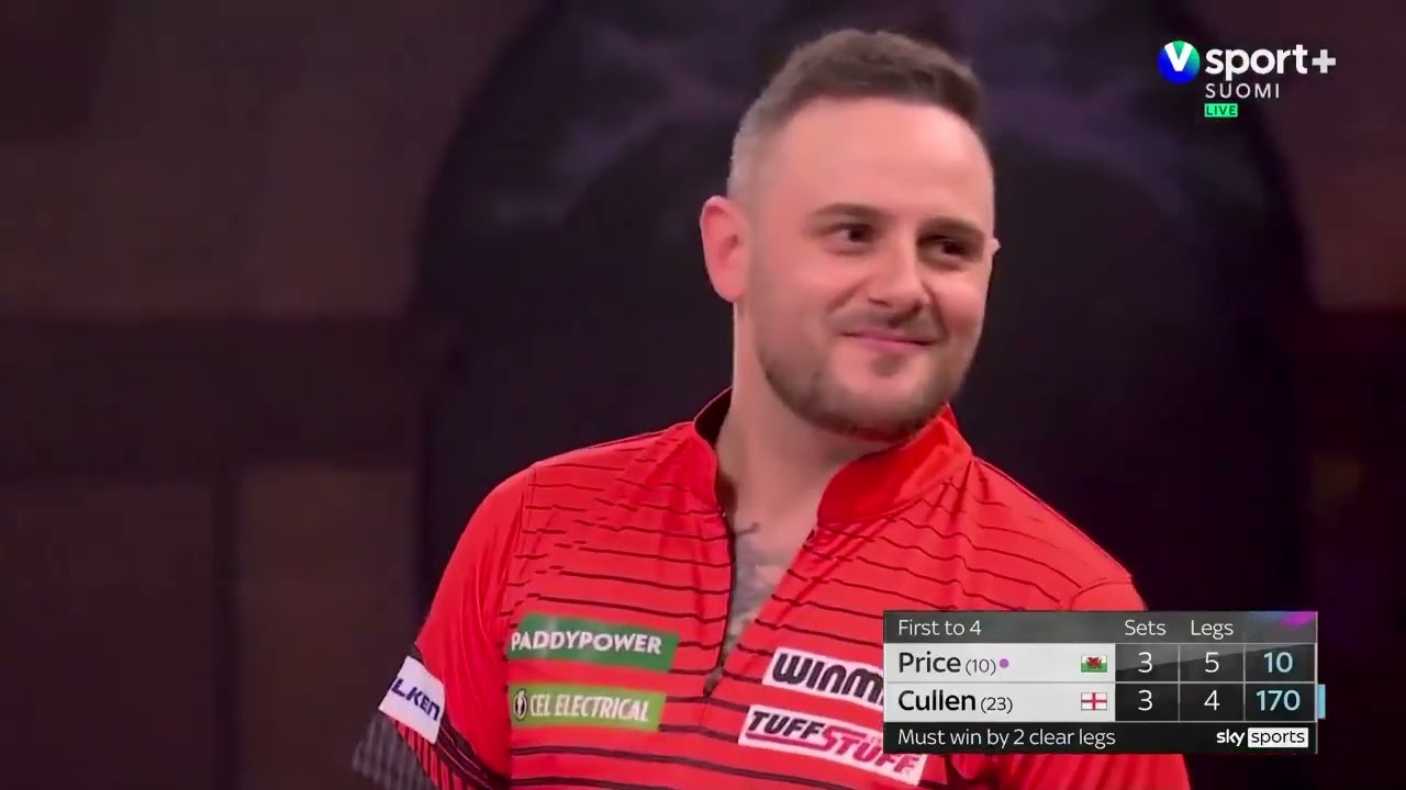 2025 WORLD DARTS CHAMPIONSHIP - JOE CULLEN 170 (BIG FISH) VS GERWYN PRICE