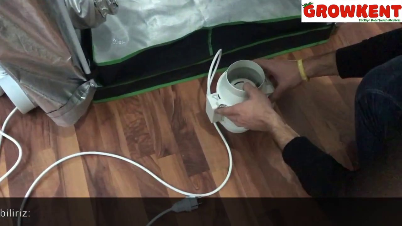 Bitki Yetiştirme Kabini Havalandırma Sistemi Kurulumu