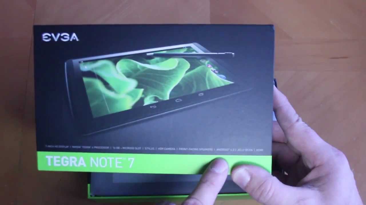 Nvidia Tegra Note 7 Unboxing