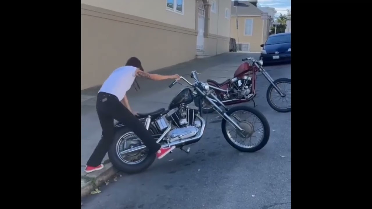 Biker girls kick start Harley-Davidson motorcycles cool