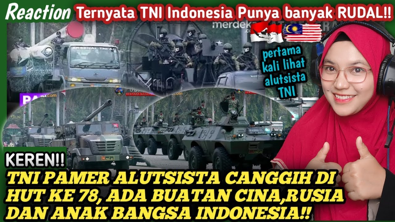 🇲🇾🇮🇩KEREN❗TNI PAMER ALUTSISTA CANGGIH DI HUT KE 78❗ADA BUATAN CINA,RUSIA,& ANAK BANGSA INDONESIA