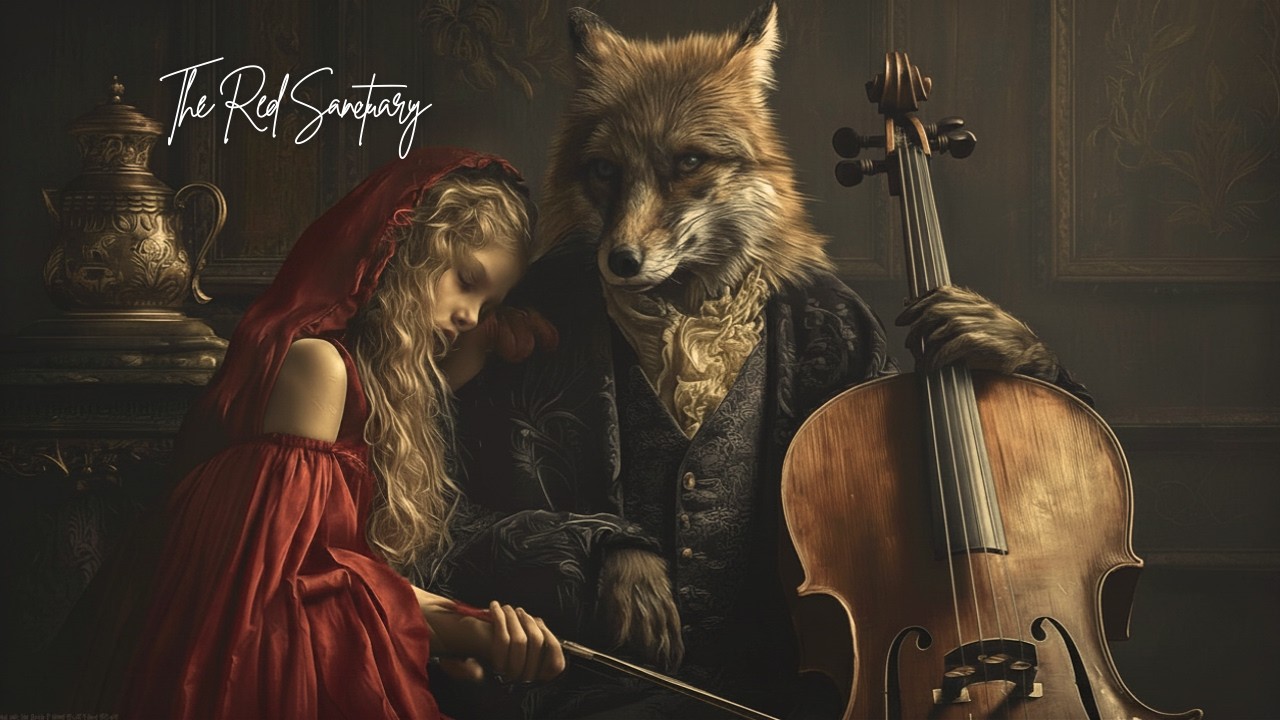 The Red Sanctuary 🕯️ Deep Dark Cello for Intellectual Solitude & Focus