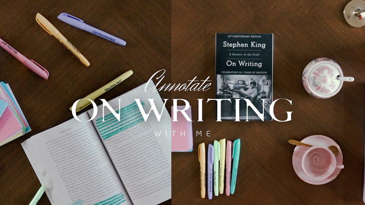 Annotate With Me: On Writing by Stephen King ✍️✨ | Lofi Study Session + Aesthetic Book Quotes