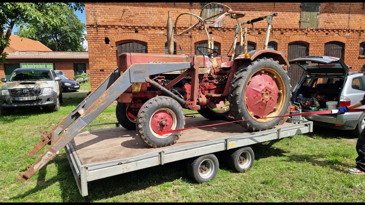 Wir holen den IHC Traktor