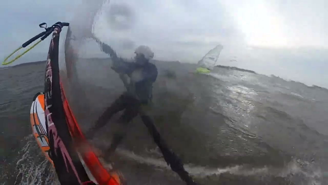 First windsurfing after ice in Torkelstorp 2026