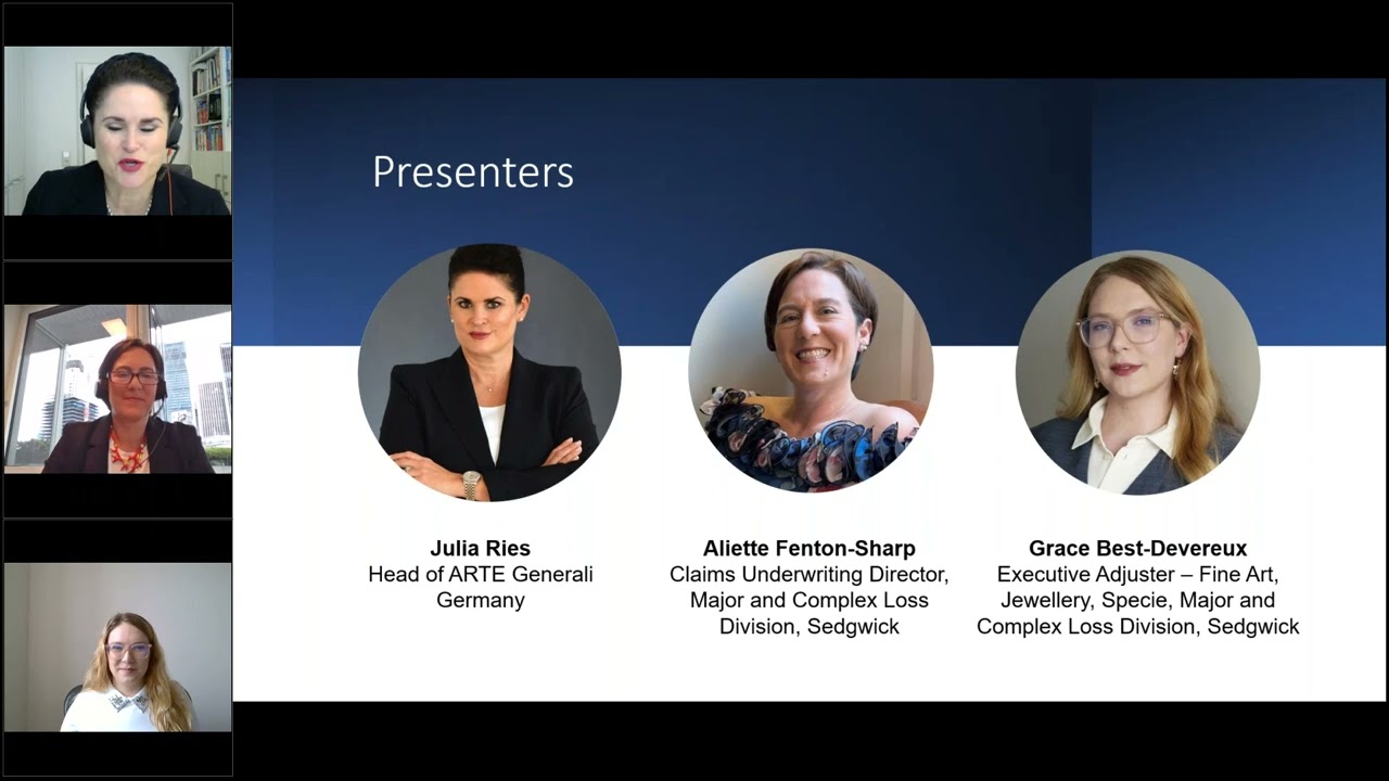 IUMI Webinar  Inception, perception, and exception  Fine art insurance from start to finish.