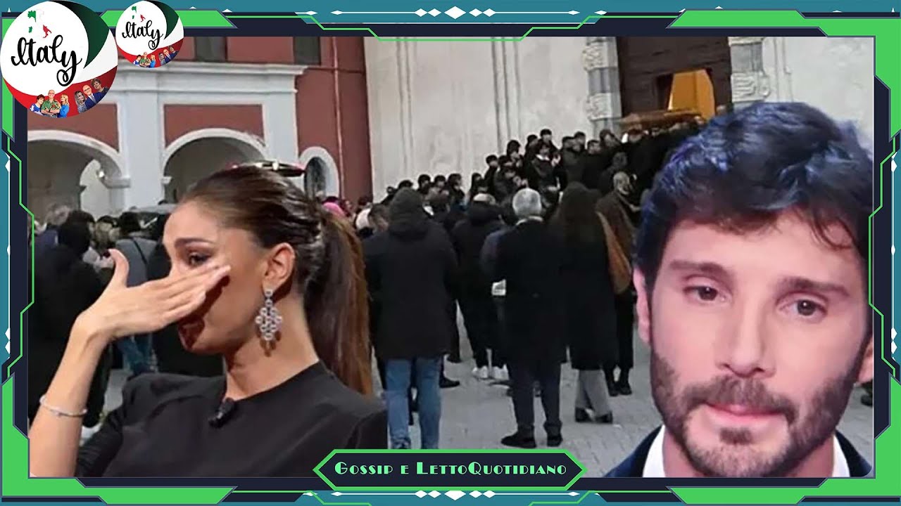 Belen al funerale del papà di Stefano De Martino un dettaglio non passa inosservato