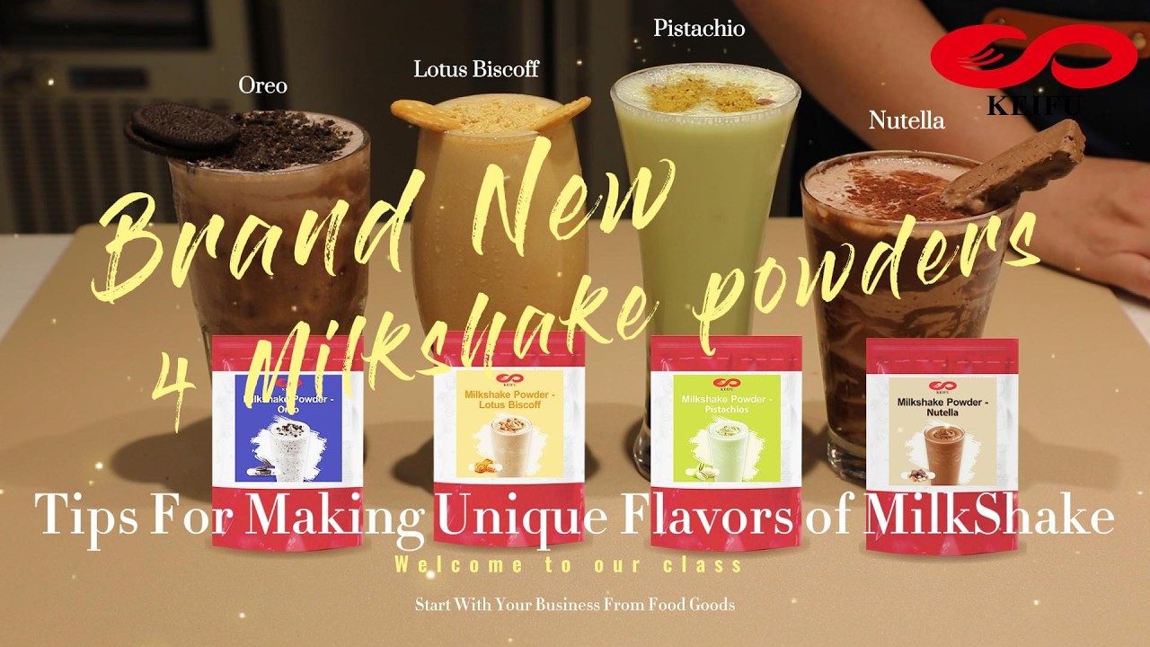 Brand New 4 Milkshake Powders┃KEIFU FOODS 開富食品