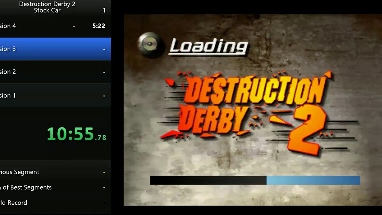 Destruction Derby 2 - Stock Car Speedrun in 46:13