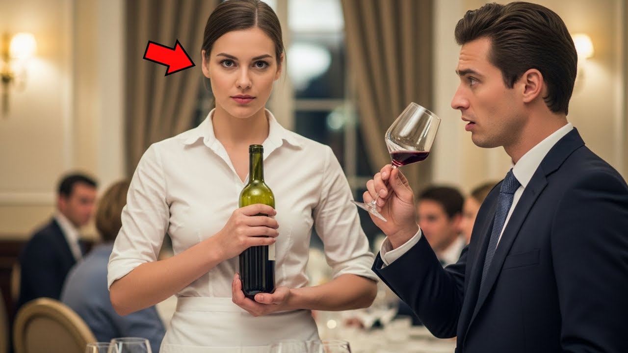 « TU NE PEUX MÊME PAS PRONONCER LE MOT VIN », A DÉCLARÉ LE MILLIARDAIRE… LA SERVEUSE A RÉPONDU EN FR