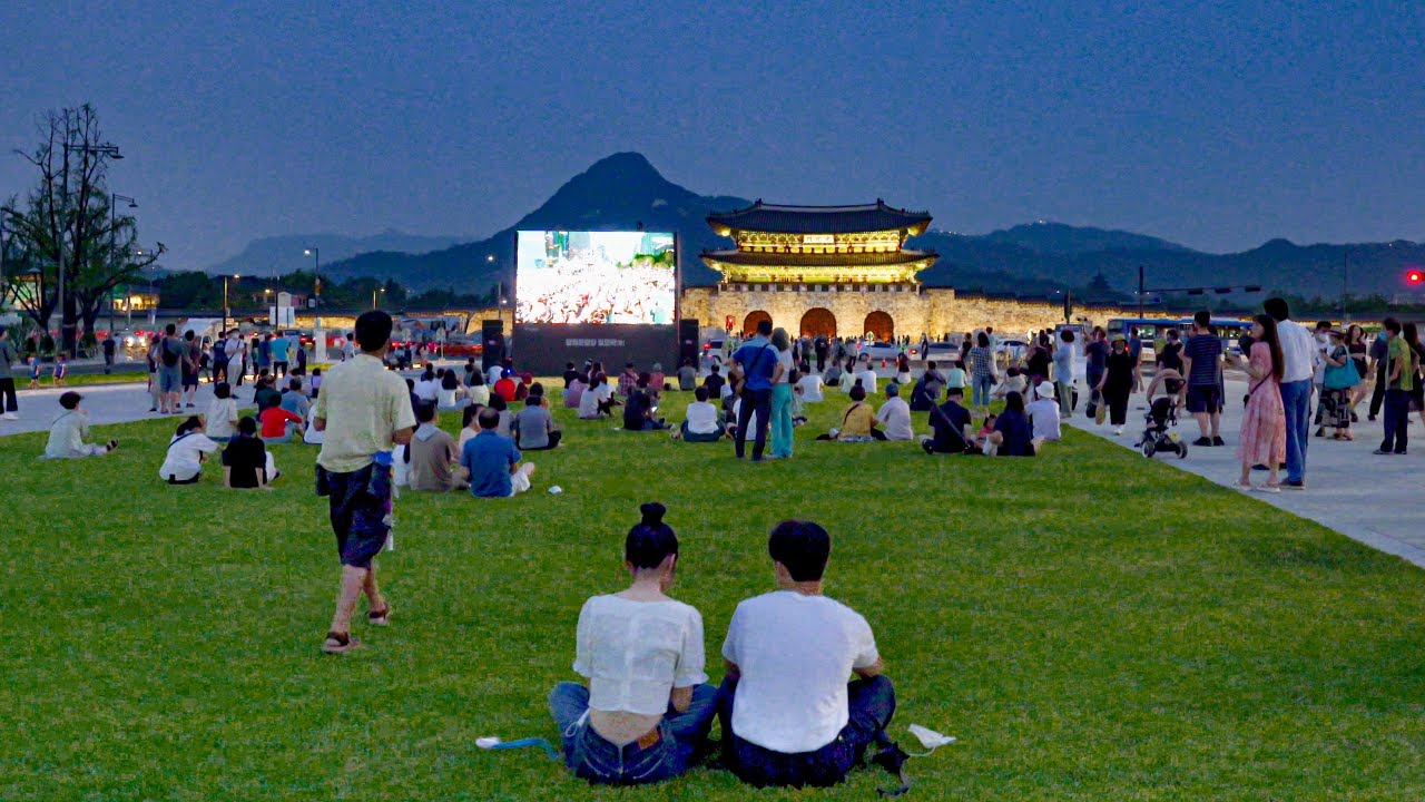 [4K Seoul] No.1 Tour location is back! - Gwanghwamun Square Renovation Festival | Live Seoul, Korea