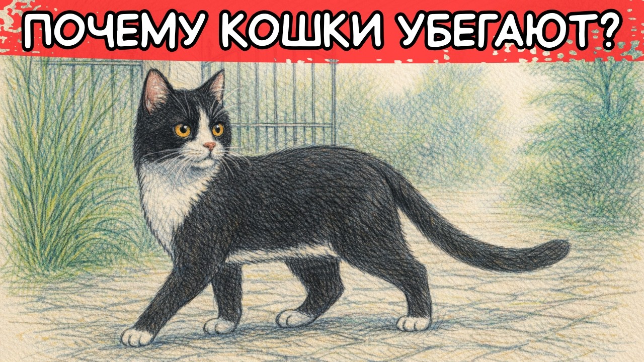 Вот почему кошки УХОДЯТ И НЕ ВОЗВРАЩАЮТСЯ — узнайте, как ЭТО ПРЕДОТВРАТИТЬ!