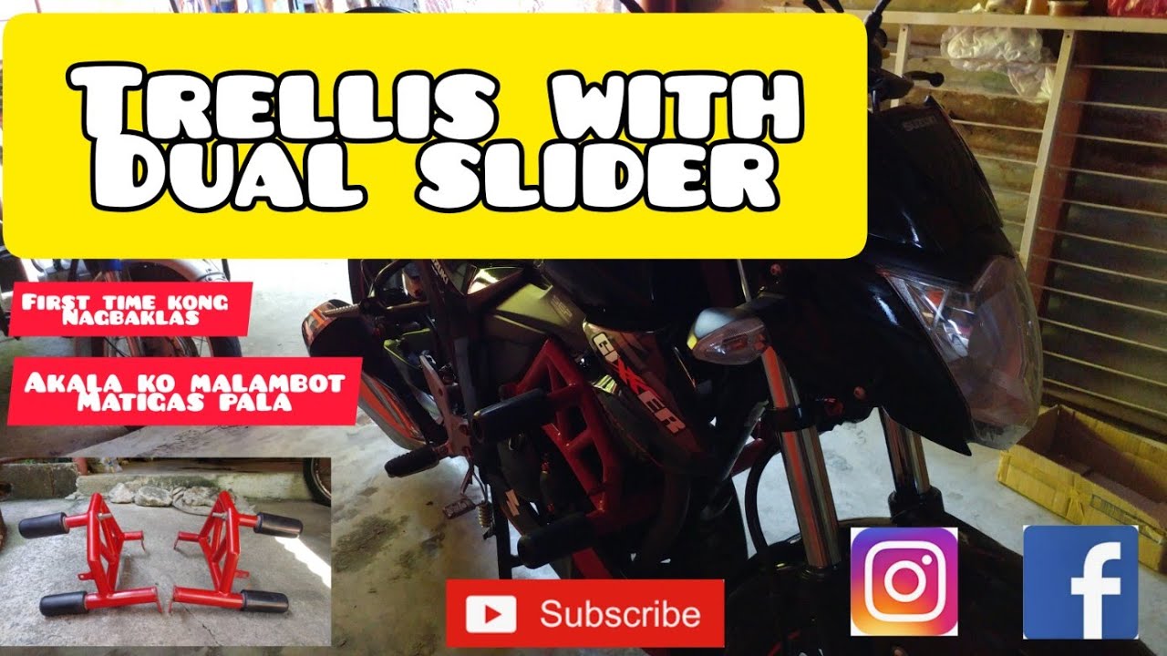 Suzuki Gixxer Fi - Trellis with Dual Slider installation