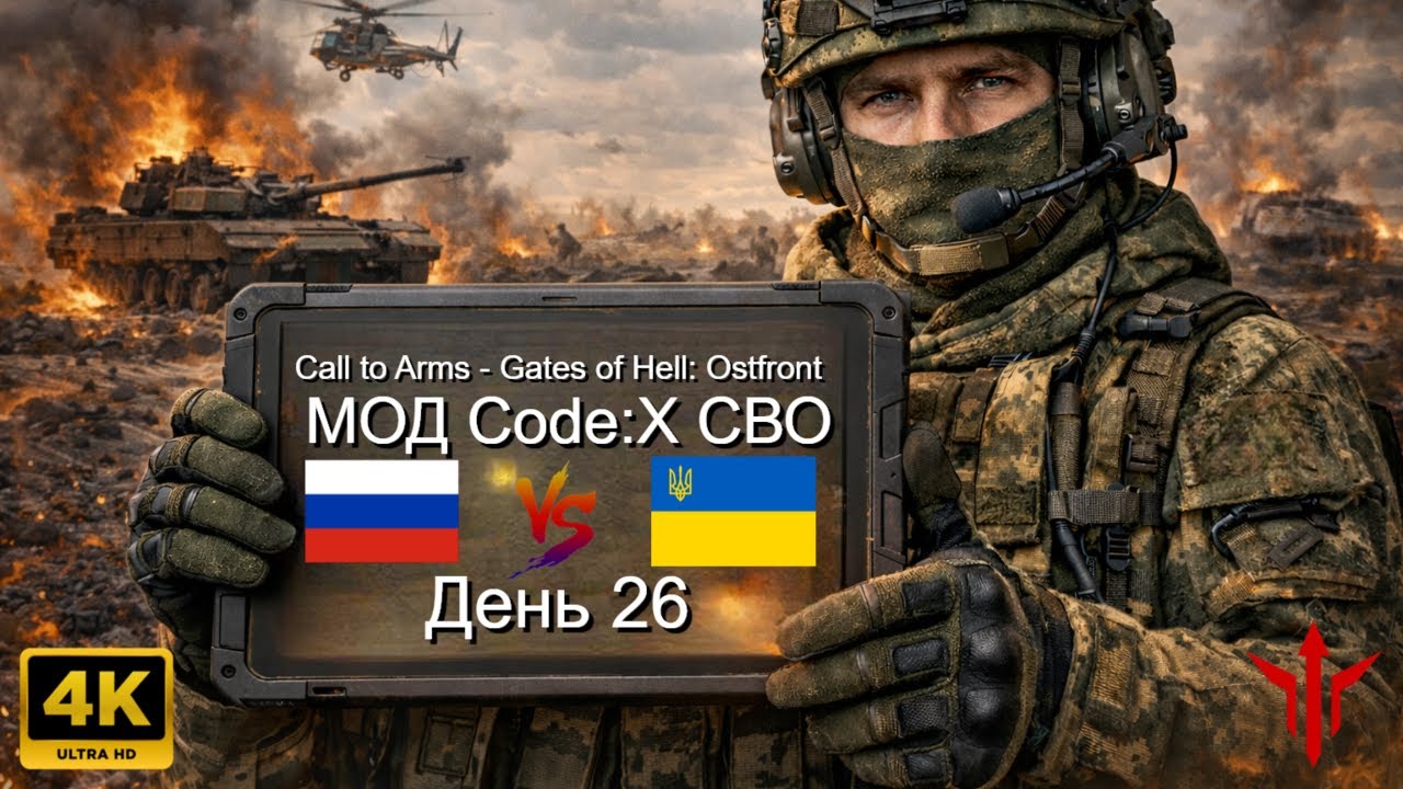 Call to Arms - Gates of Hell: Ostfront МОД Code:X СВО 🔥РФ VS УК🔥день 26
