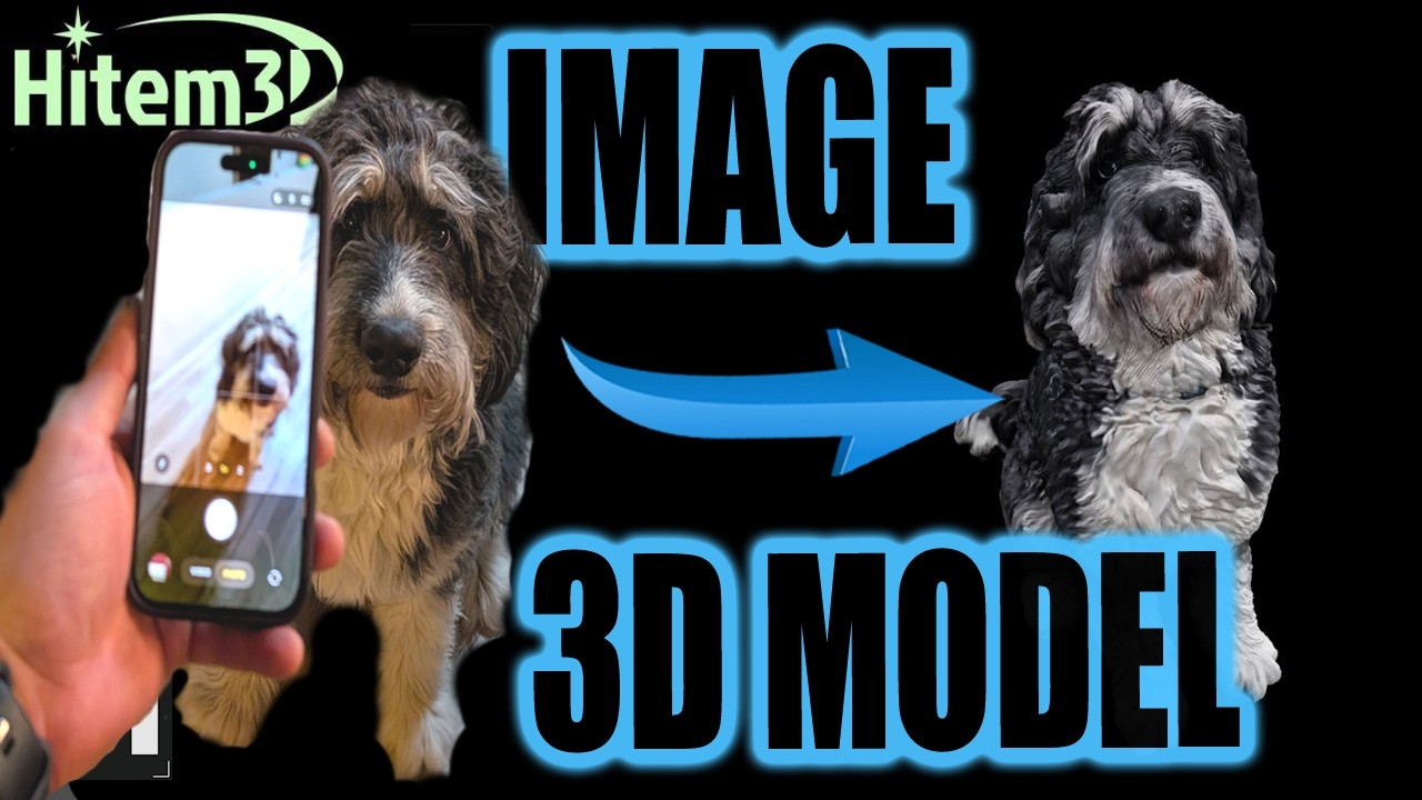 AI CAD Software: 2D Image to 3D Automatically (Hitem3D Test)
