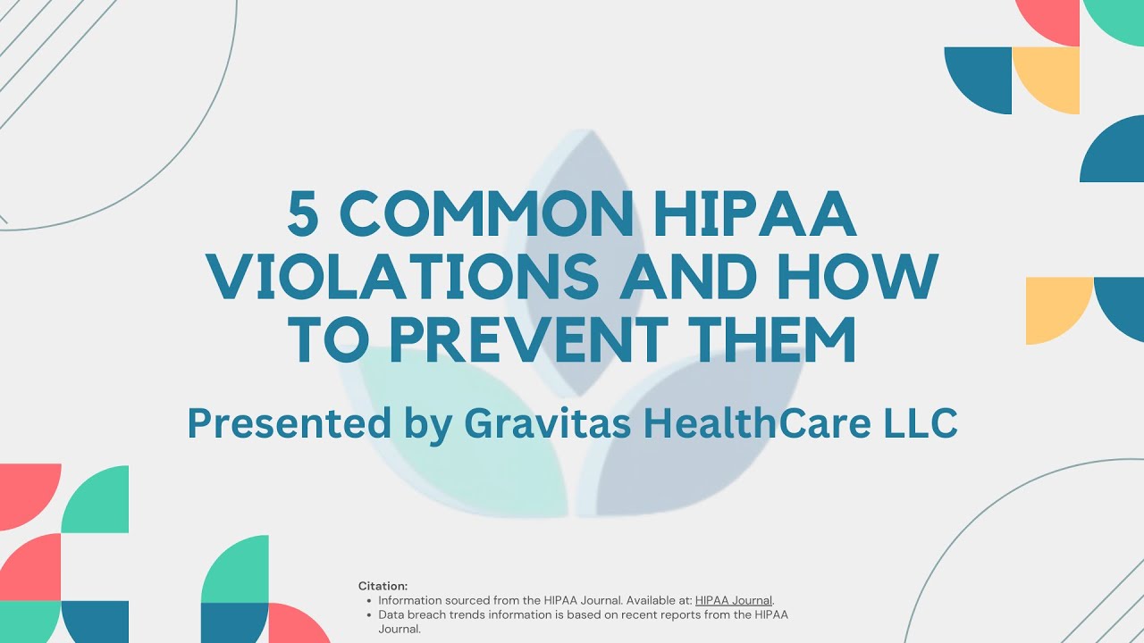 🚨 5 Common HIPAA Violations & How to Prevent Them | Protect Patient Data & Stay Compliant