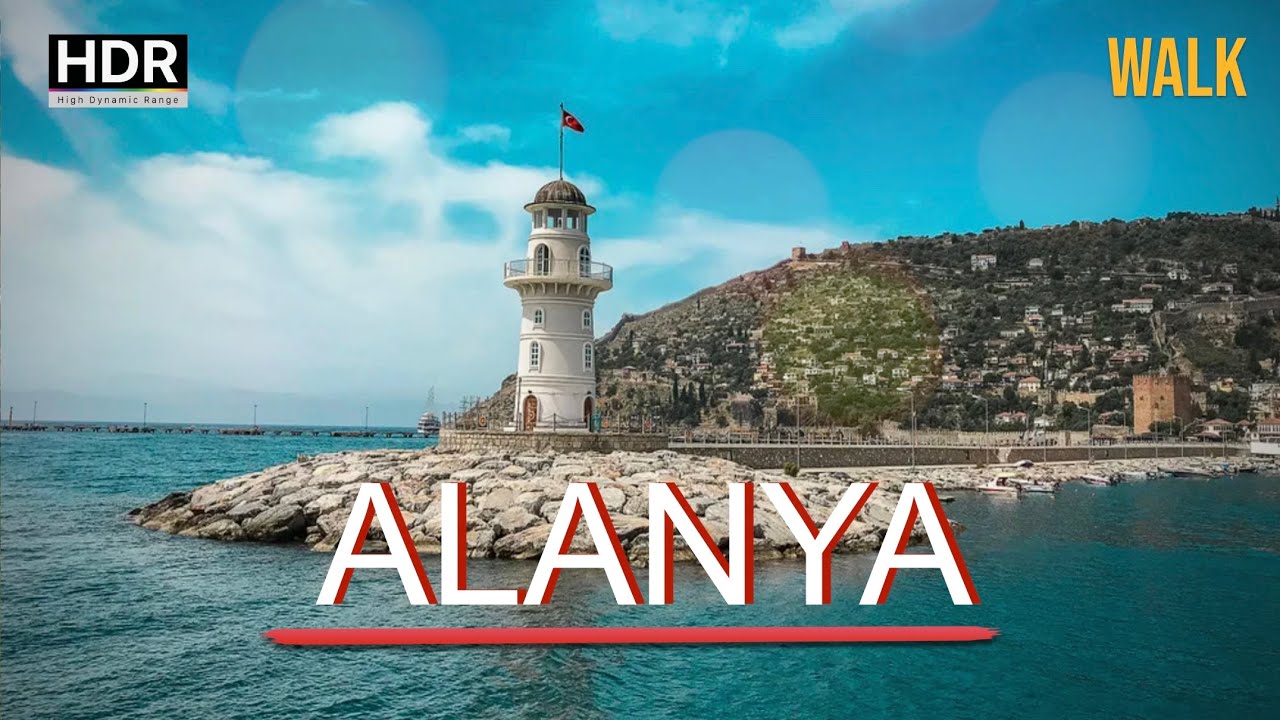 🇹🇷 ALANYA , TURKEY - Walking tour of beautiful places