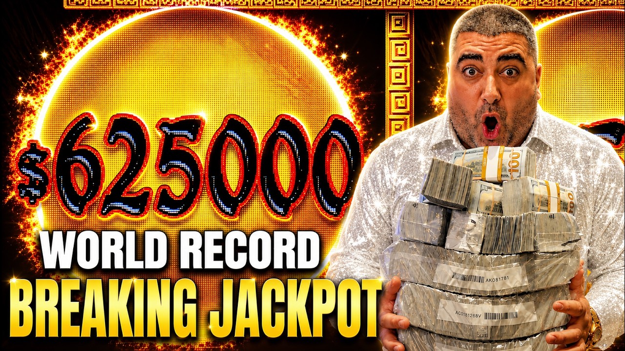 World Record Breaking Jackpot On Dragon Link Slot - $2,500 Max Bet