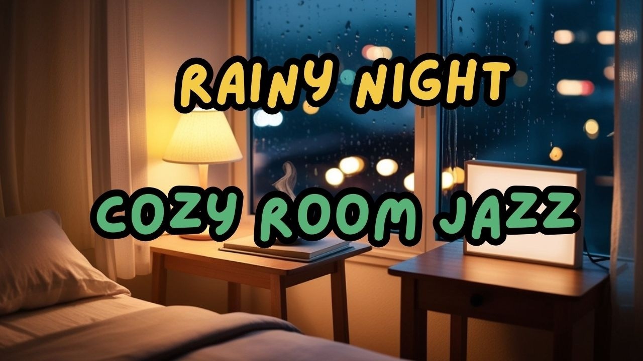 Smooth Jazz for Rainy night in Small Room | Enha Mediamelodi