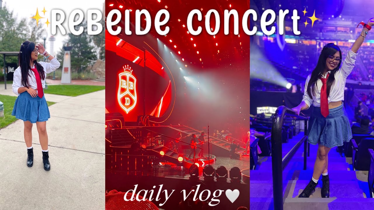 Let's go to the REBELDE Concert! | VLOG 🤍