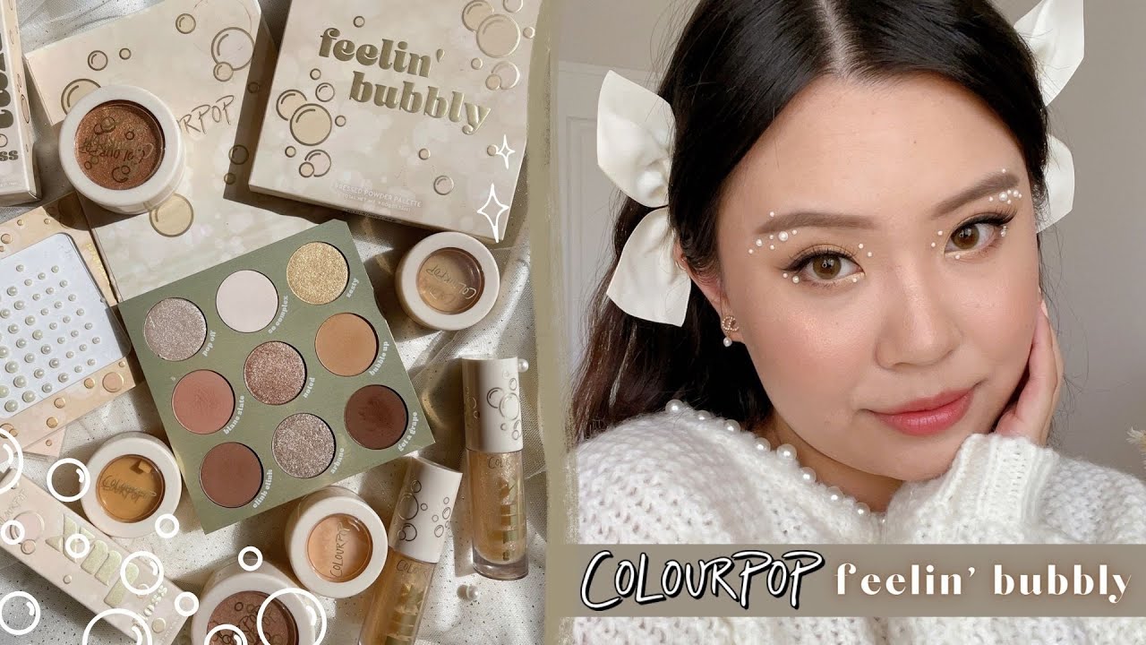 COLOURPOP FEELIN' BUBBLY 🥂 3 LOOKS, COMPARISONS + REVIEW!