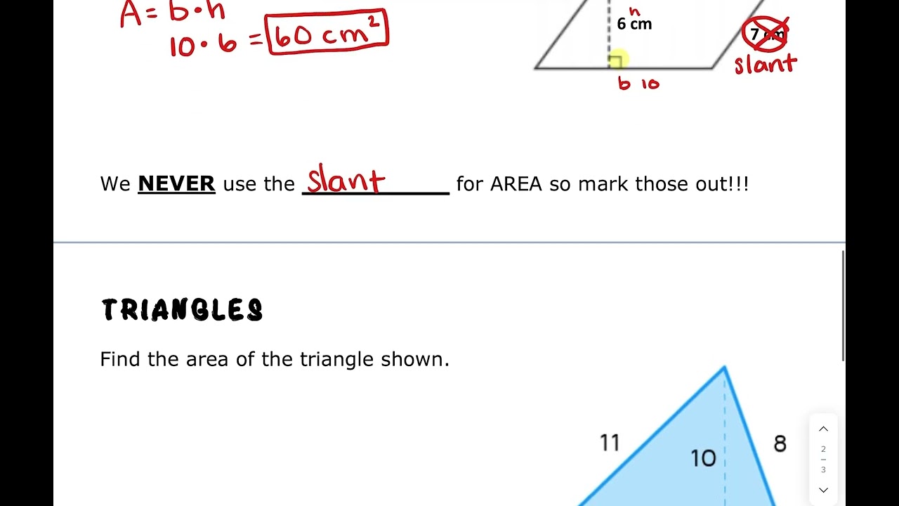 Area Notes