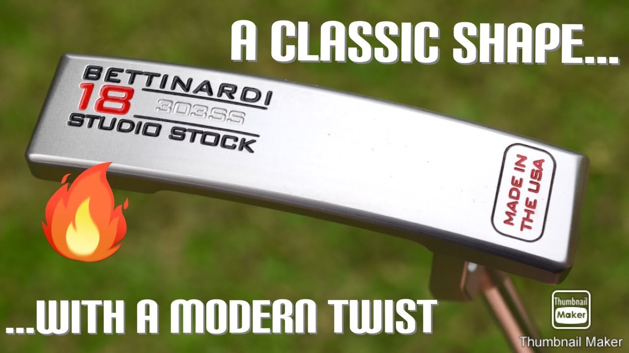 BETTINARDI Studio Stock 18 Putter Review + CAPTO Putting Analysis