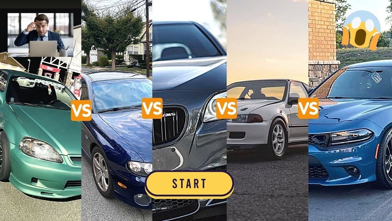 k24 turbo civic vs k20k24 na civic vs gto vs dodge scatpack vs bmw m5