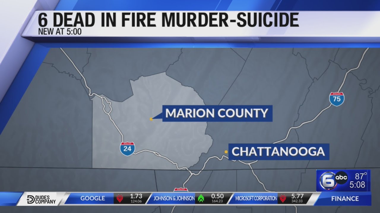 6 dead as fire reveals murder-suicide in Marion County
