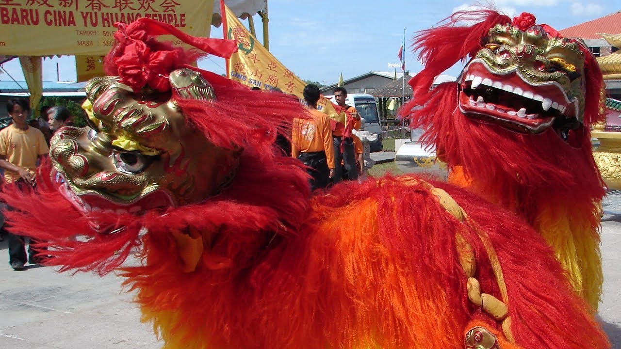 Beijing lion dance