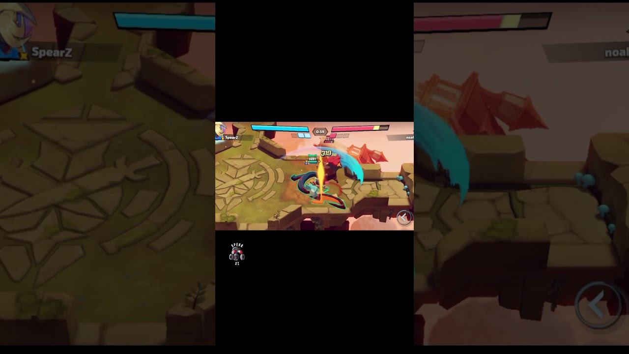 Rapunzel vs Kaiser Smash Legends #smashlegends #gaming #gameplay