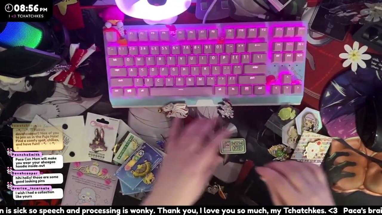 Help I have too many Enamel Pins!! [ Handcam ] || !social !hiccup !credits
