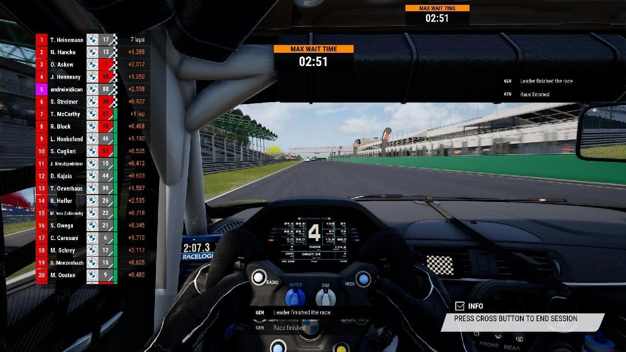 ACC - BMW M2 CS - TCX Race - Hungaroring - Cockpit view
