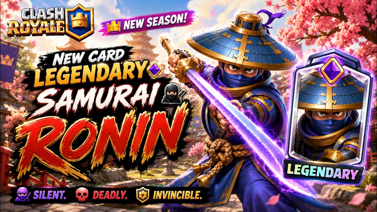 New Card LEGENDARY Samurai RONIN🥷🩸Silent🤫 Deadly☠️ Invincible💪 Block & Crush ALL🤯😱 New Season+Pass