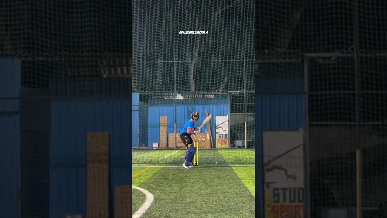 Abhishek Sharma batting 