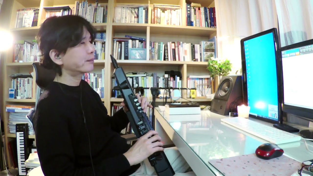 고이비또요 戀人よ(이츠와 마유미). YAMAHA YDS-120, 전자색소폰 연주