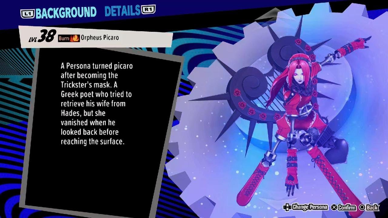 Persona 5 Tactica Orpheus picaro