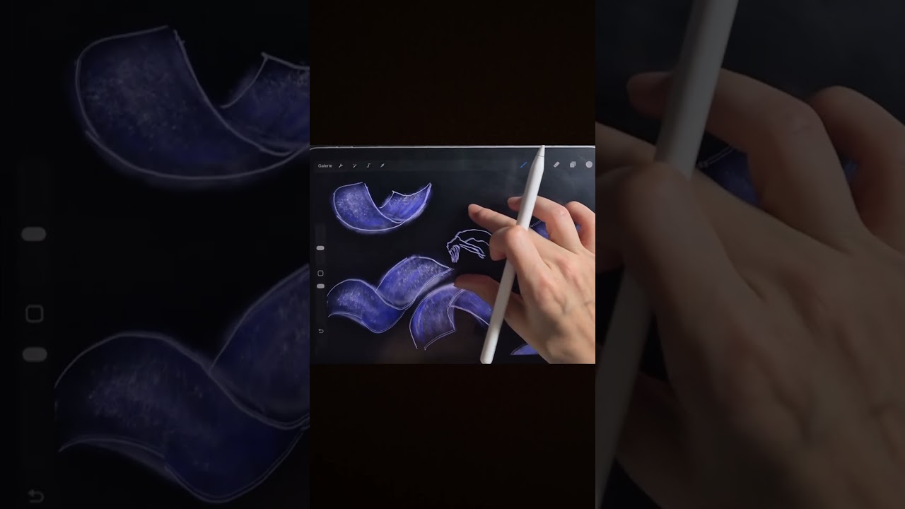 Intuitive Kunst mit #procreate - Mein Digitober Tag6