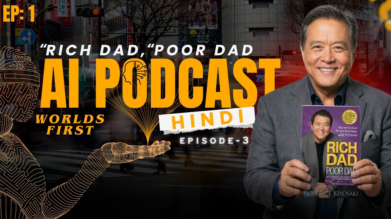 RICH DAD POOR DAD AI PODCAST IN HINDI EP1:THE AI PODCAST BREAKDOWN BEGINS | WORLD'S FIRST AI PODCAST