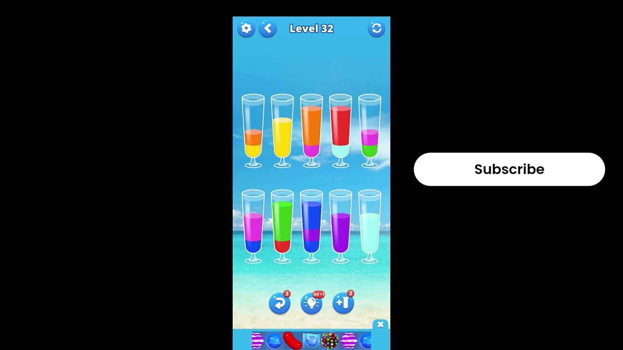 Water Sort - Color Puzzle Game Level 32 | Water Sort Puz Level 32